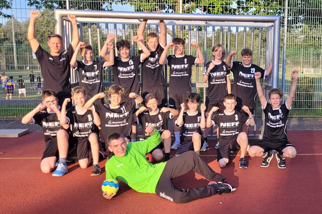 Team-Foto der männlichen C-Jugend des EK Bernhausen 2024/2025